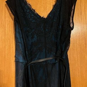 Lane Bryant cuffed sleeve long dress